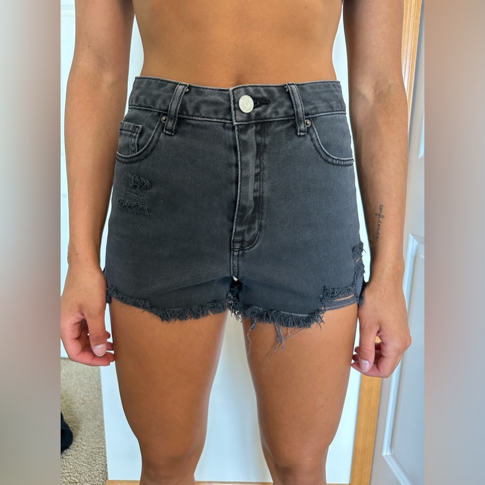 Pacsun black jean shorts
